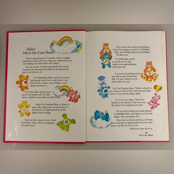 Vintage 1984 Care Bears Battle The Freeze Machine Hardback Book 80’s - Picture 3 of 9